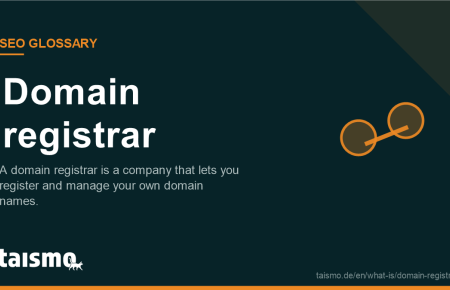 Domain registrar: A domain registrar is a company that lets you register and manage your own domain names.