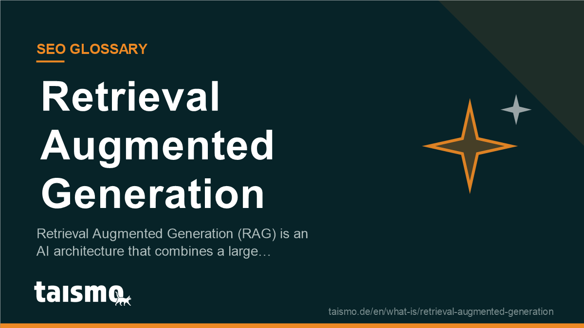 Retrieval Augmented Generation: Retrieval Augmented Generation (RAG) is an AI architecture that combines a large language model with…