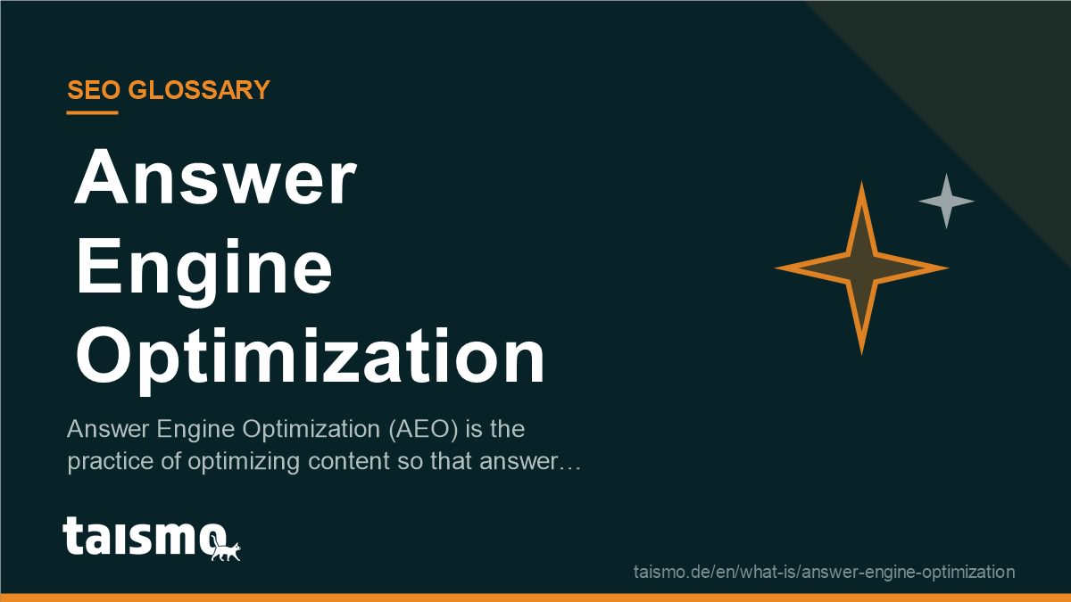 Answer Engine Optimization: Answer Engine Optimization (AEO) is the practice of optimizing content so that answer engines serve…