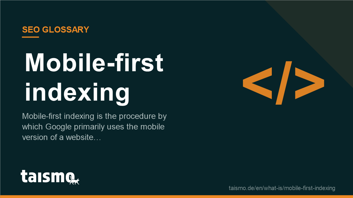 Mobile-first indexing: Mobile-first indexing is the procedure by which Google primarily uses the mobile version of a website…