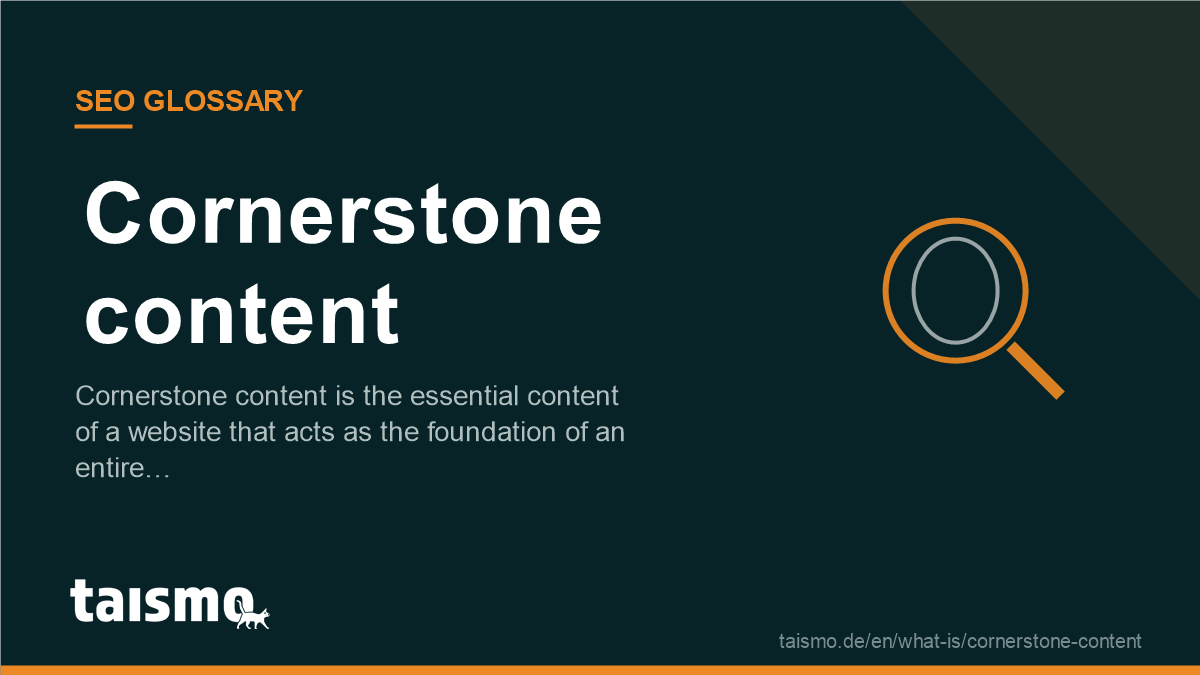 Cornerstone content: Cornerstone content is the essential content of a website that acts as the foundation of an entire…