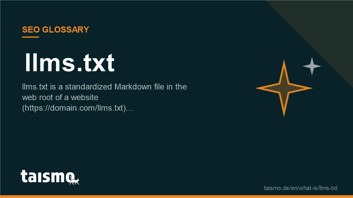 llms.txt: llms.txt is a standardized Markdown file in the web root of a website (https://domain.com/llms.txt)…