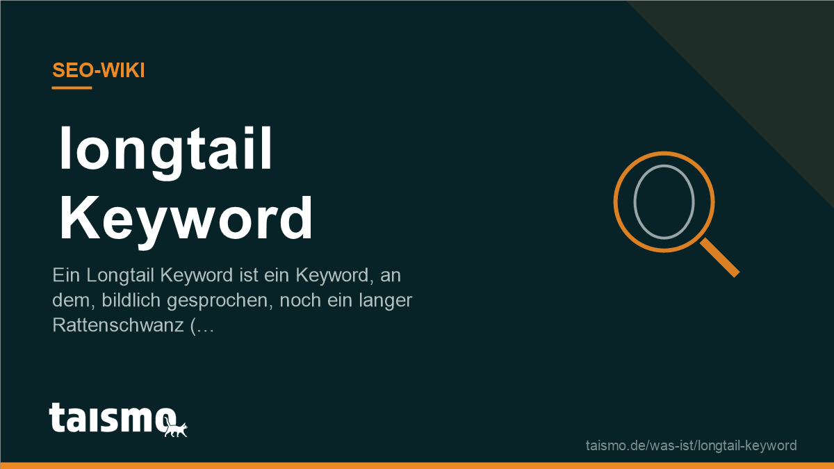 longtail Keyword erklärt: Ein Longtail Keyword ist ein Keyword, an dem, bildlich gesprochen, noch ein langer Rattenschwanz ( longtail ≙ langer…