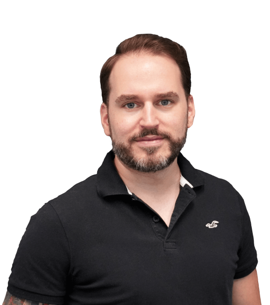 Referenzen-Bild: Geschäftsführer Dominik Breitbach Portrait