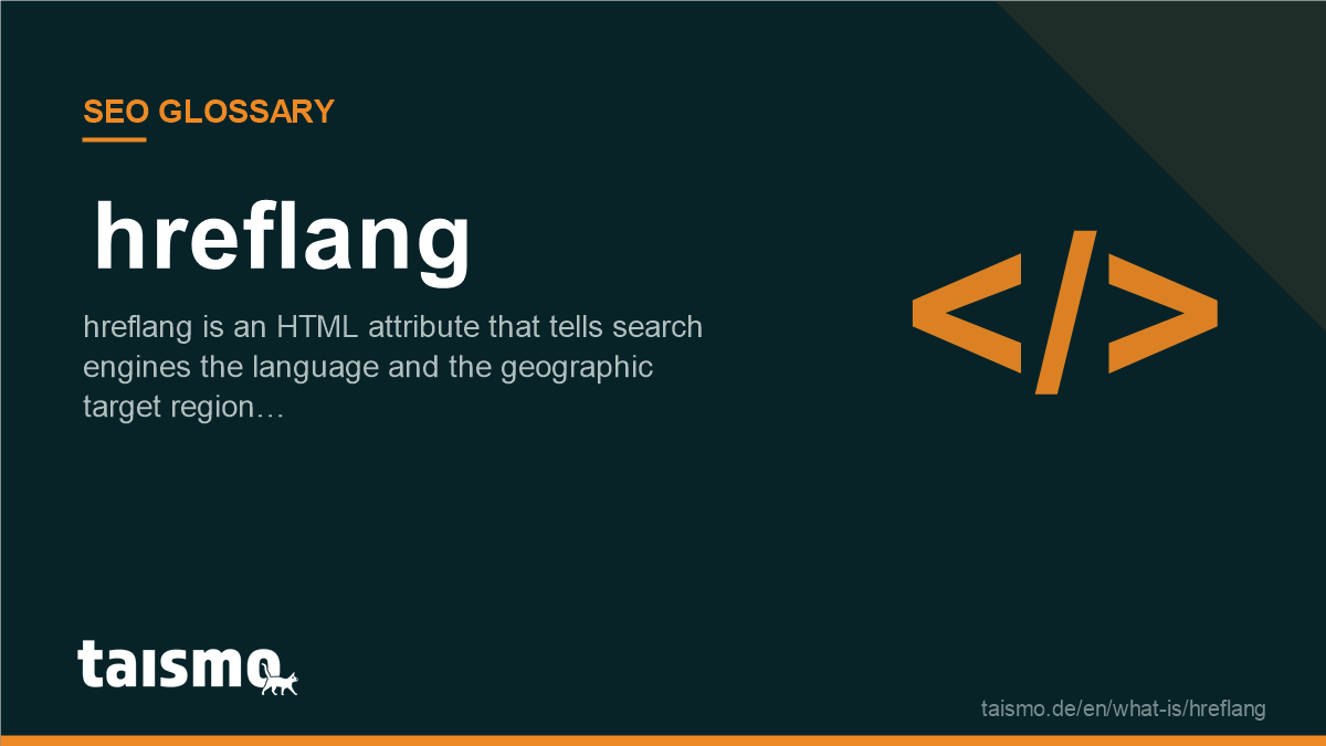 hreflang: hreflang is an HTML attribute that tells search engines the language and the geographic target region…
