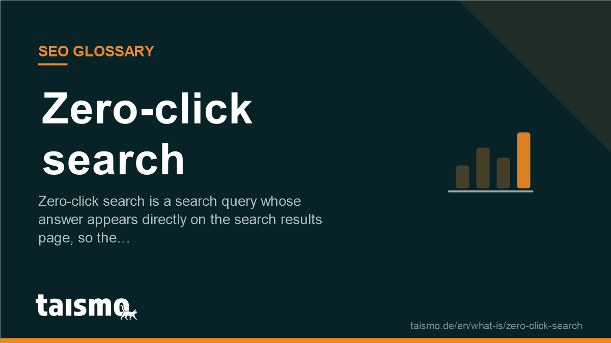 Zero-click search: Zero-click search is a search query whose answer appears directly on the search results page, so the…