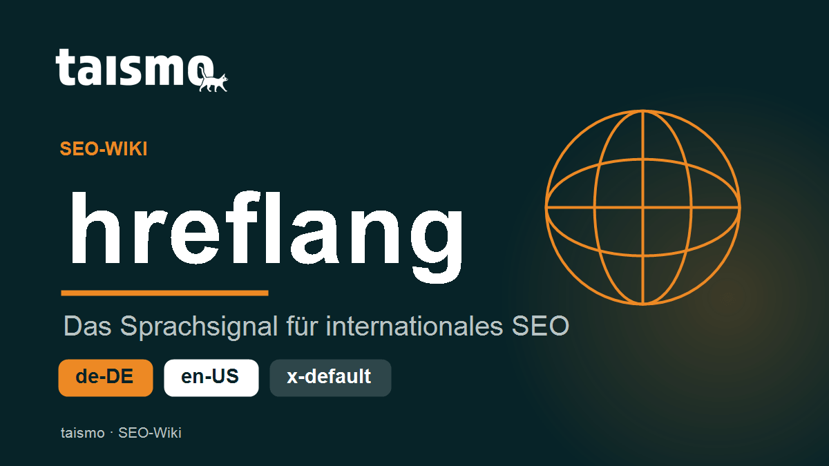 hreflang-Attribut erklärt: Sprachsignal für internationales SEO mit den Codes de-DE, en-US und x-default