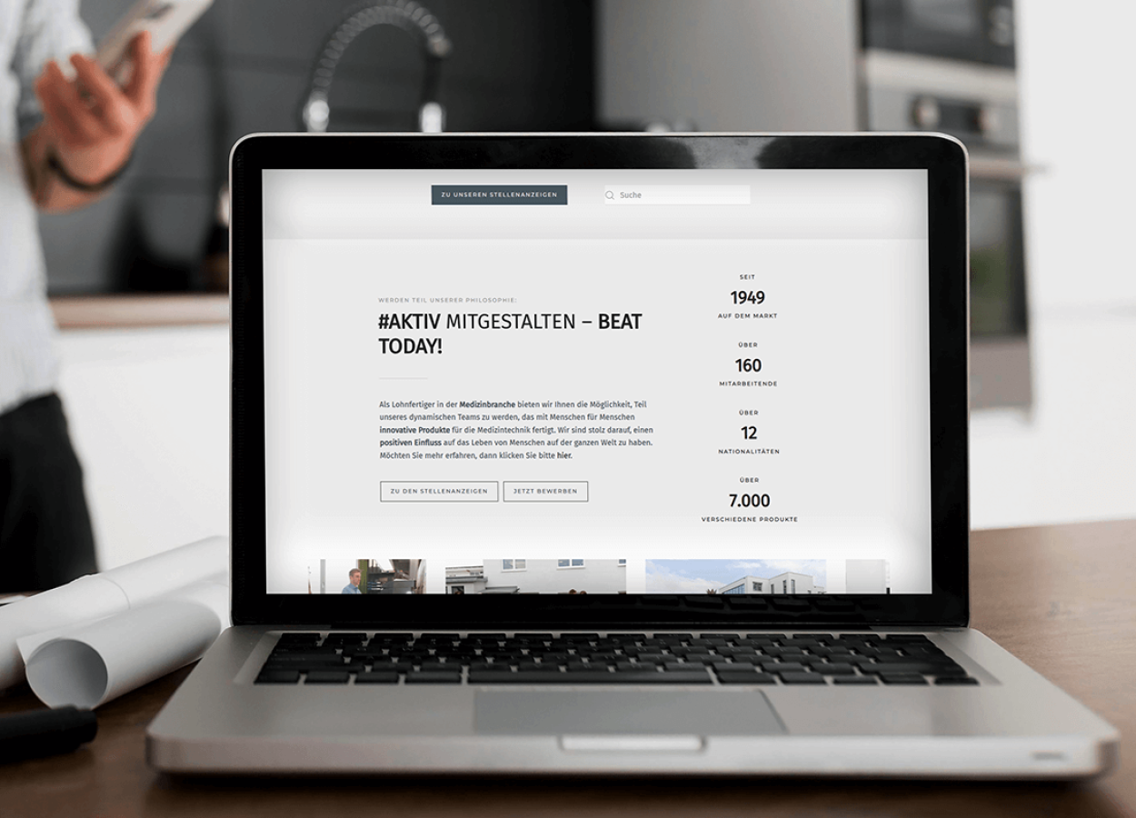 Customer reference: Rudolf Storz GmbH – Web design, SEO audit, hosting – taismo