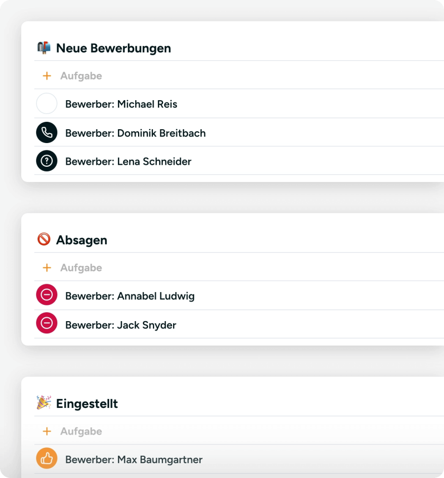 Bild/Screenshot: Recruiting-Portal 