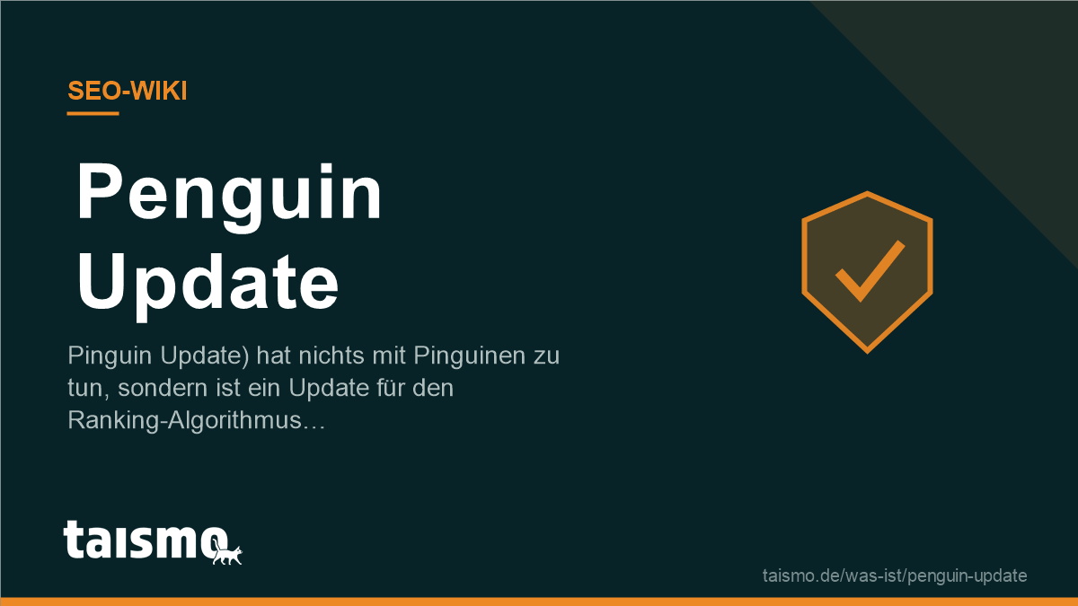 Penguin Update erklärt: Pinguin Update) hat nichts mit Pinguinen zu tun, sondern ist ein Update für den Ranking-Algorithmus von Google.