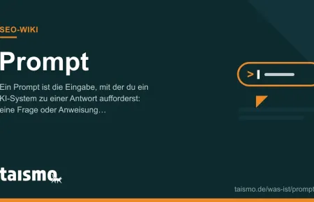 Prompt erklärt: Eingabefeld für ein KI-System, das aus der Eingabe eine Antwort erzeugt