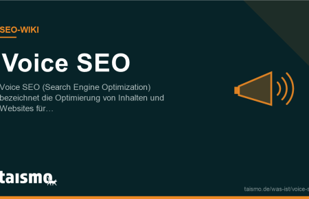 Voice SEO erklärt: Voice SEO (Search Engine Optimization) bezeichnet die Optimierung von Inhalten und Websites für Sprachsuchanfragen.