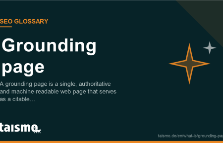 Grounding page: A grounding page is a single, authoritative and machine-readable web page that serves as a citable…