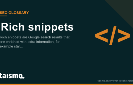 Rich snippets: Rich snippets are Google search results that are enriched with extra information, for example star…