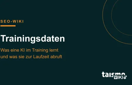Trainingsdaten erklärt: Was ein KI-Modell im Training lernt und was es zur Laufzeit per Retrieval abruft, taismo SEO-Wiki