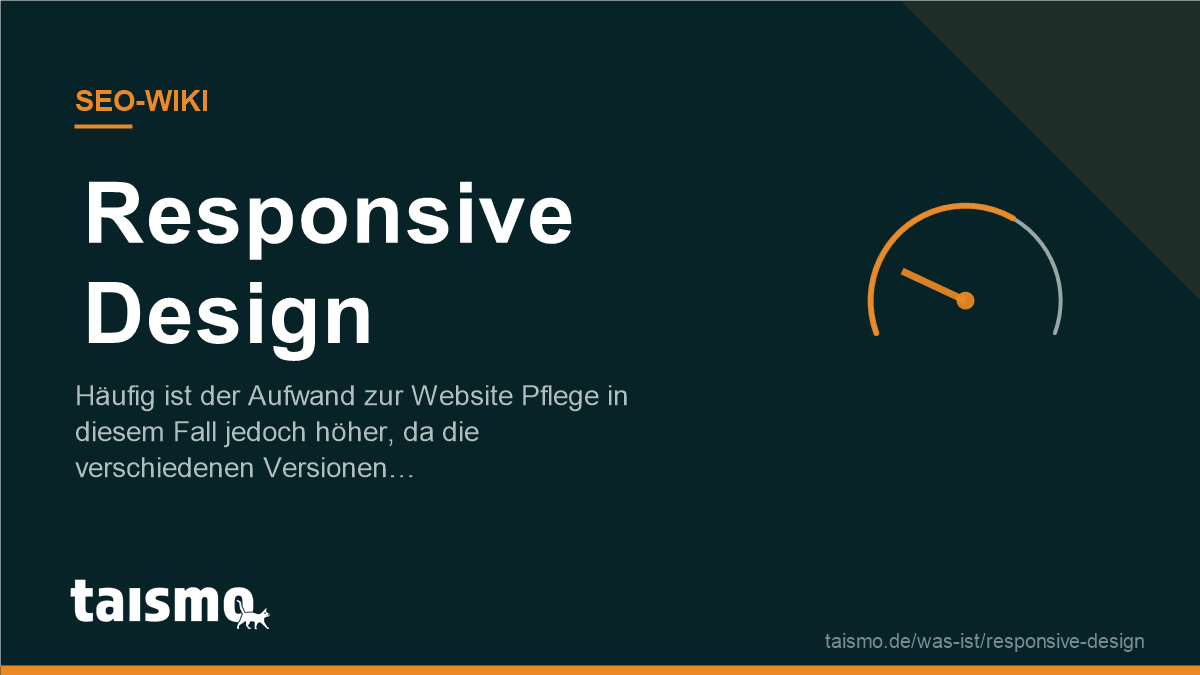 Responsive Design erklärt: Häufig ist der Aufwand zur Website Pflege in diesem Fall jedoch höher, da die verschiedenen Versionen der Seite…