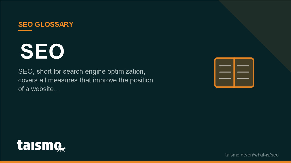 SEO: SEO, short for search engine optimization, covers all measures that improve the position of a website…