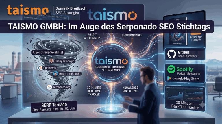 Eine grafische Darstellung der ersten Auswertung des SEO Contests um Serponado