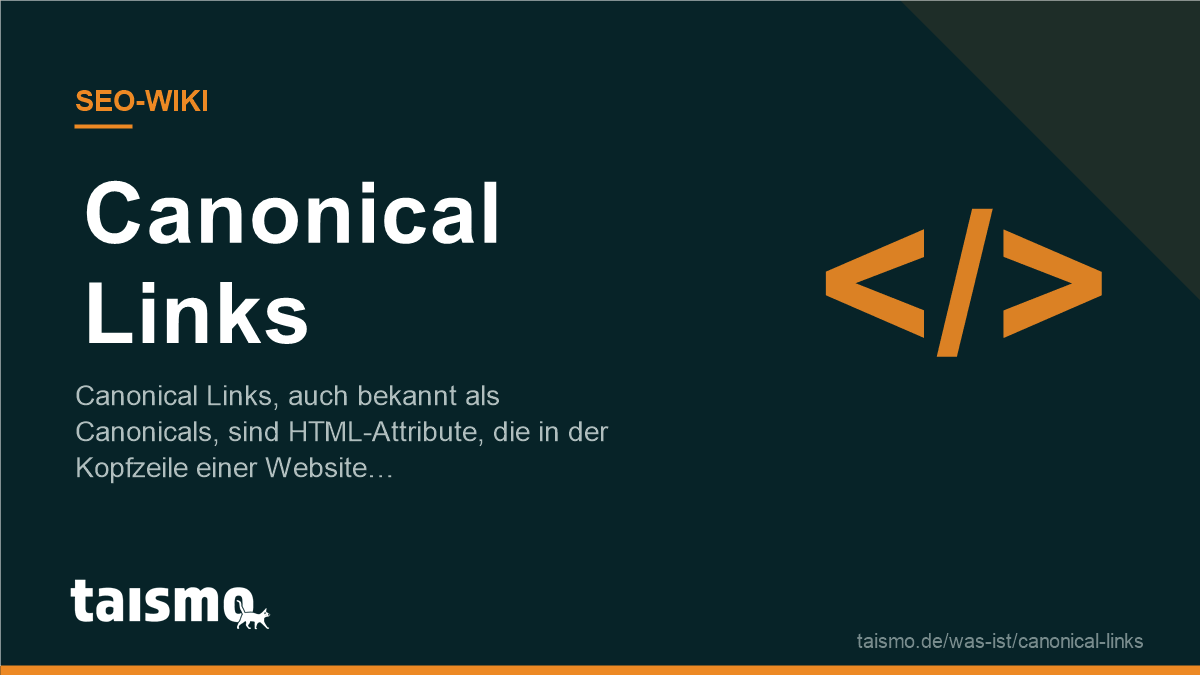 Canonical links explained: a canonical tag in the head of a page marks the primary URL of a piece of content