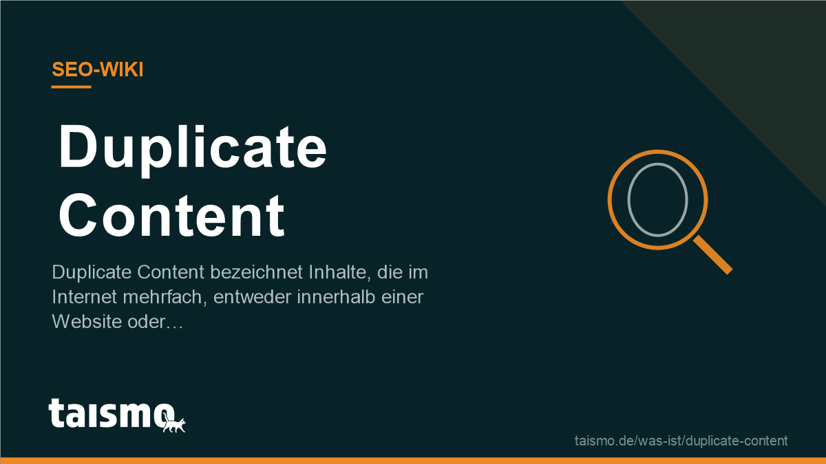 Duplicate content explained: identical content within one website or across several websites