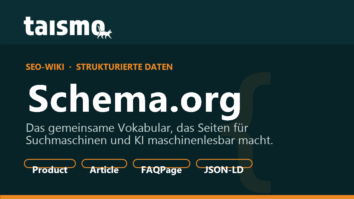 Schema.org: das Vokabular für strukturierte Daten Schema.org erklärt: das gemeinsame Vokabular für strukturierte Daten mit den Typen Product, Article, FAQPage und JSON-LD